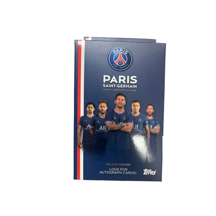 Topps 2021 22 TOPPS Paris Saint Germain Paris Club Official Team Box, Soccer Player Cards Sports Cards Box Included