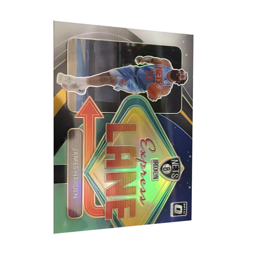 PANINI James Harden 20 21 Nets Optic Fast Silver Fold, Basketball Card, Card Product Access Sports Cards 1 Pc