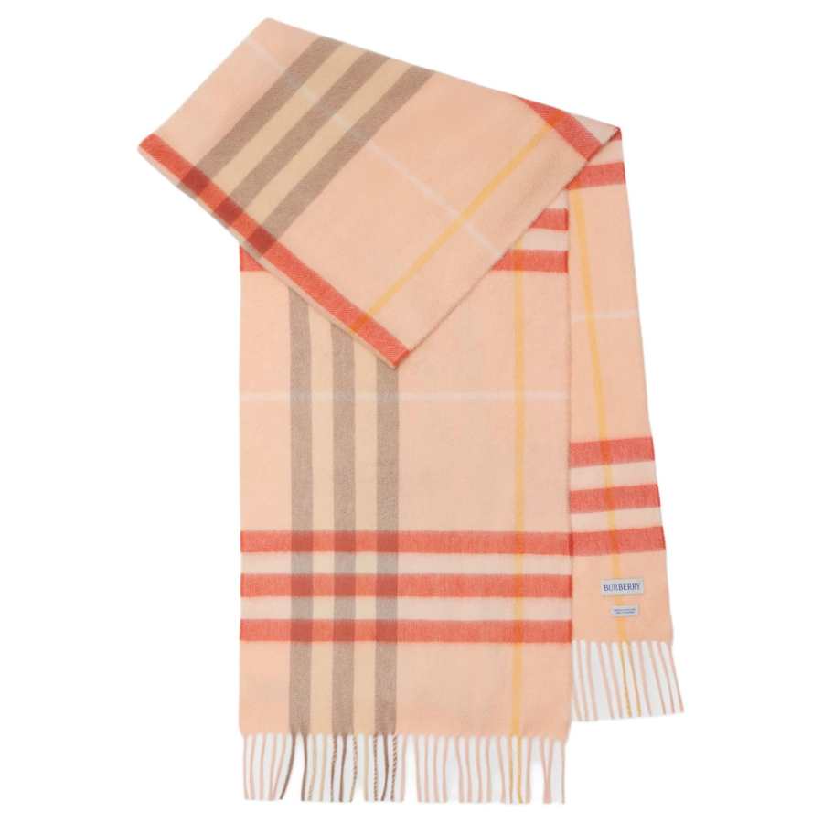Burberry Burberry Checked Fringed-Edge Scarf