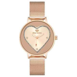 Juicy Couture JUZI Wrist Watches Quartz Movement Steel Strap 38mm Gold Dial Women's Watch 30m Water Resistant