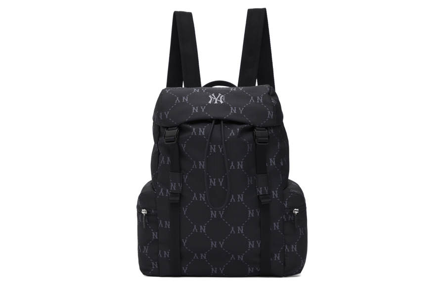 MLB Laptop Bag, Travel Cycling Bag, Double Shoulder Backpack For Students Unisex Black