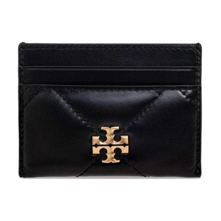 TORY BURCH Leather Card Holder Women's Black