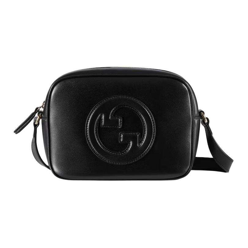 GUCCI Jackie Notte Smooth Leather Crossbody Bag, Shoulder Bag Mini Women's Black