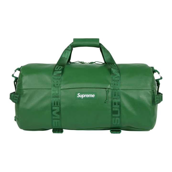 Supreme Supreme Cow Leather Handbag Travel Bag Unisex