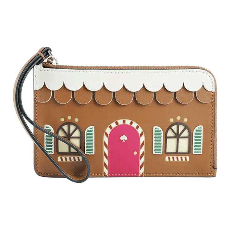 Kate Spade PVC Clutch Women's Brown