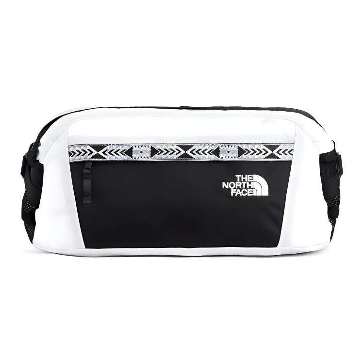 THE NORTH FACE 92 Rage Collection 9L Zip Closure Fanny Pack Sling Bag Outdoor Bag Nylon Fabric Black White Unisex
