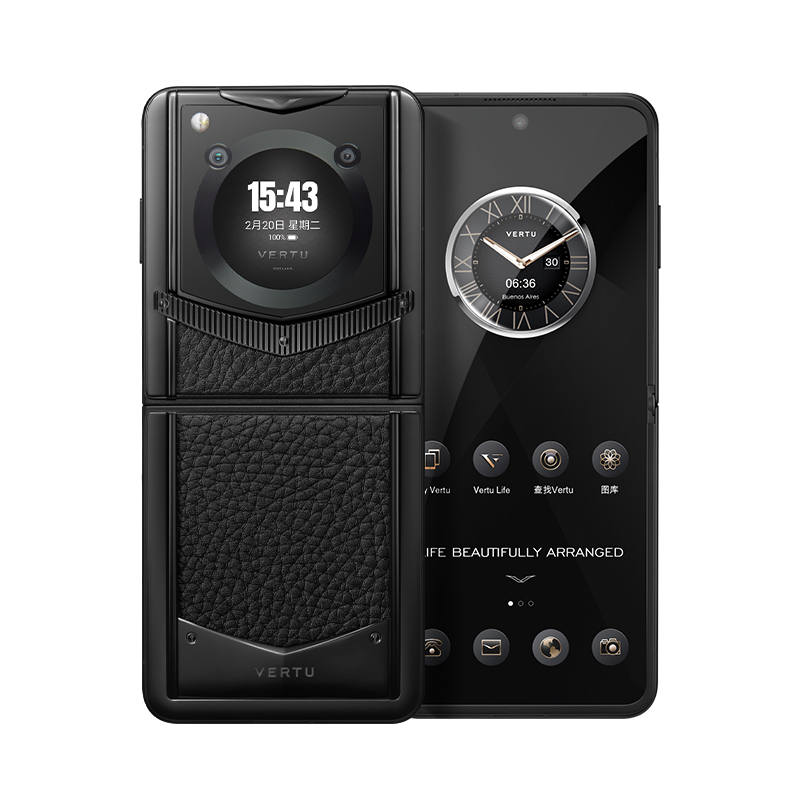 VERTU VERTU Flip Snapdragon 8 Gen 2 AI Safety Encryption One Machine Three Systems Foldable Display Smartphone