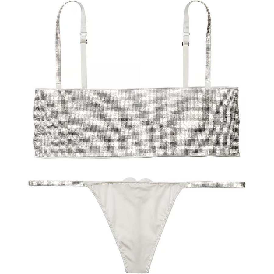 Victoria's Secret Underwear Set Women's Bright Gray