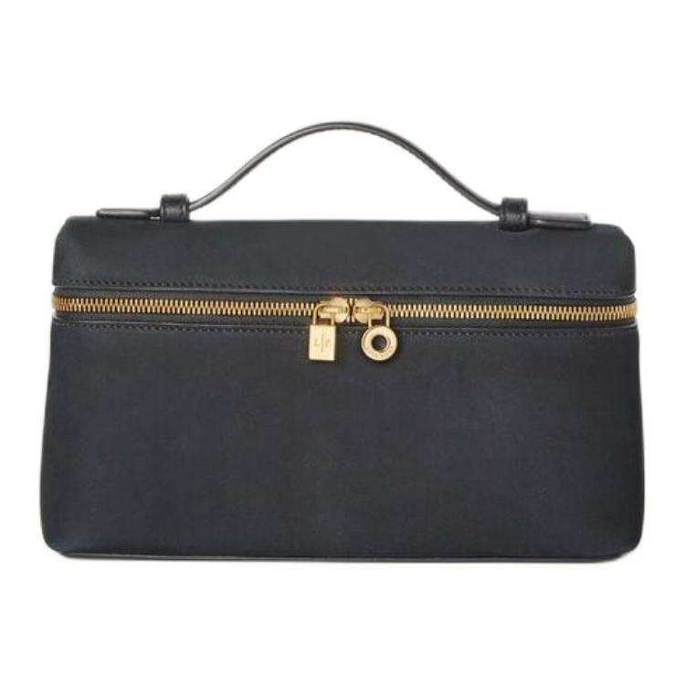 Loro Piana ExtraPocket Calfskin Handbag Women's Black