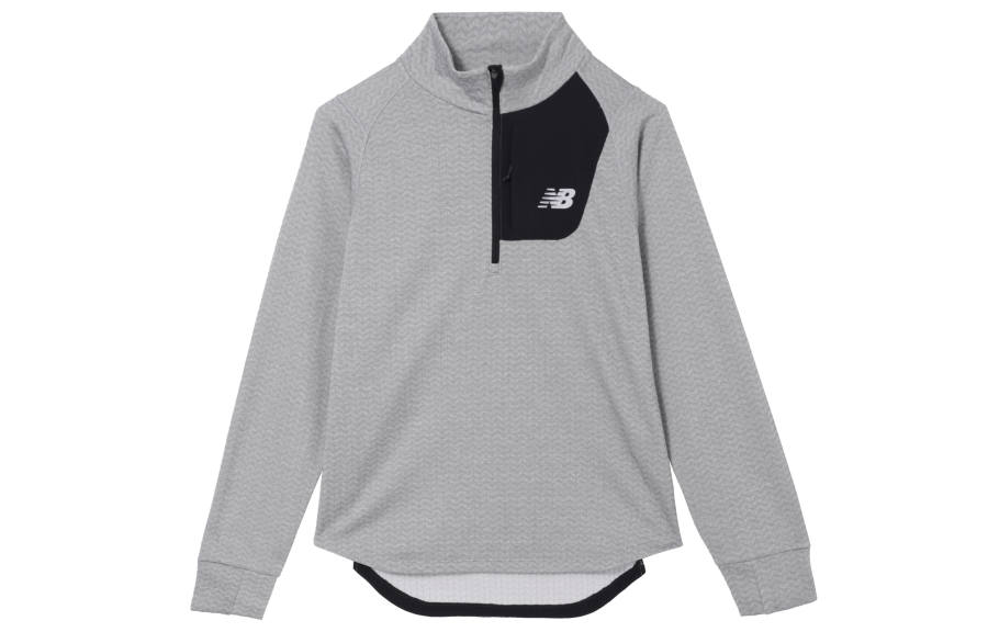 New Balance New Balance Heat Grid T Shirts Men's Gray Crew Neck Moderate Straight Fit