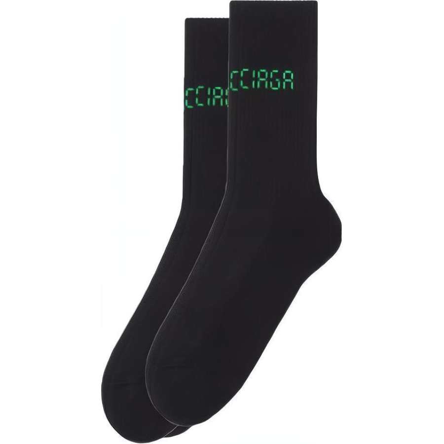 Balenciaga FW22 Crew Socks Women's 1 Pack Black