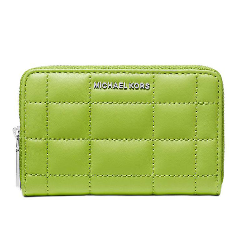 MICHAEL KORS Leather Wallet Small Women's Green