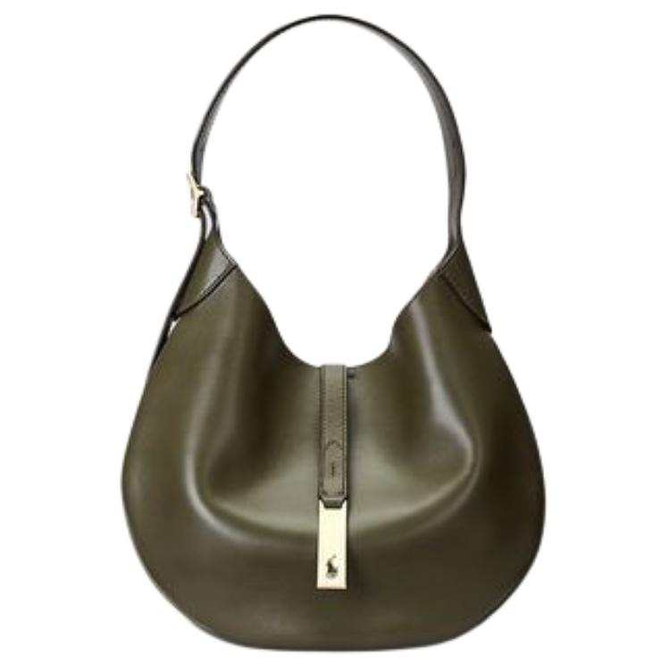 Polo Ralph Lauren Leather Shoulder Bag Women's Jasper