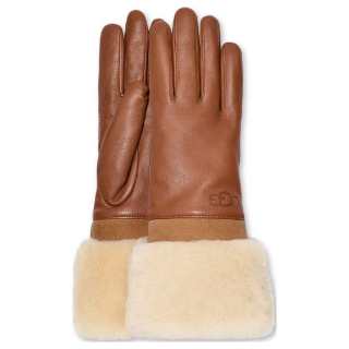 UGG Sheepskin Gloves Women's Chestnut