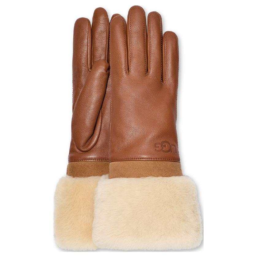 UGG UGG Sheepskin Gloves Women's Chestnut