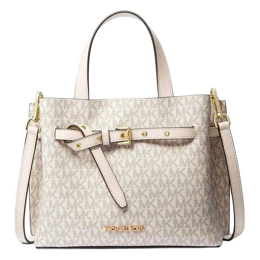 MICHAEL KORS Emilia Coated Canvas Handbag, Shoulder Bag, Crossbody Bag Small Women's Multicolor