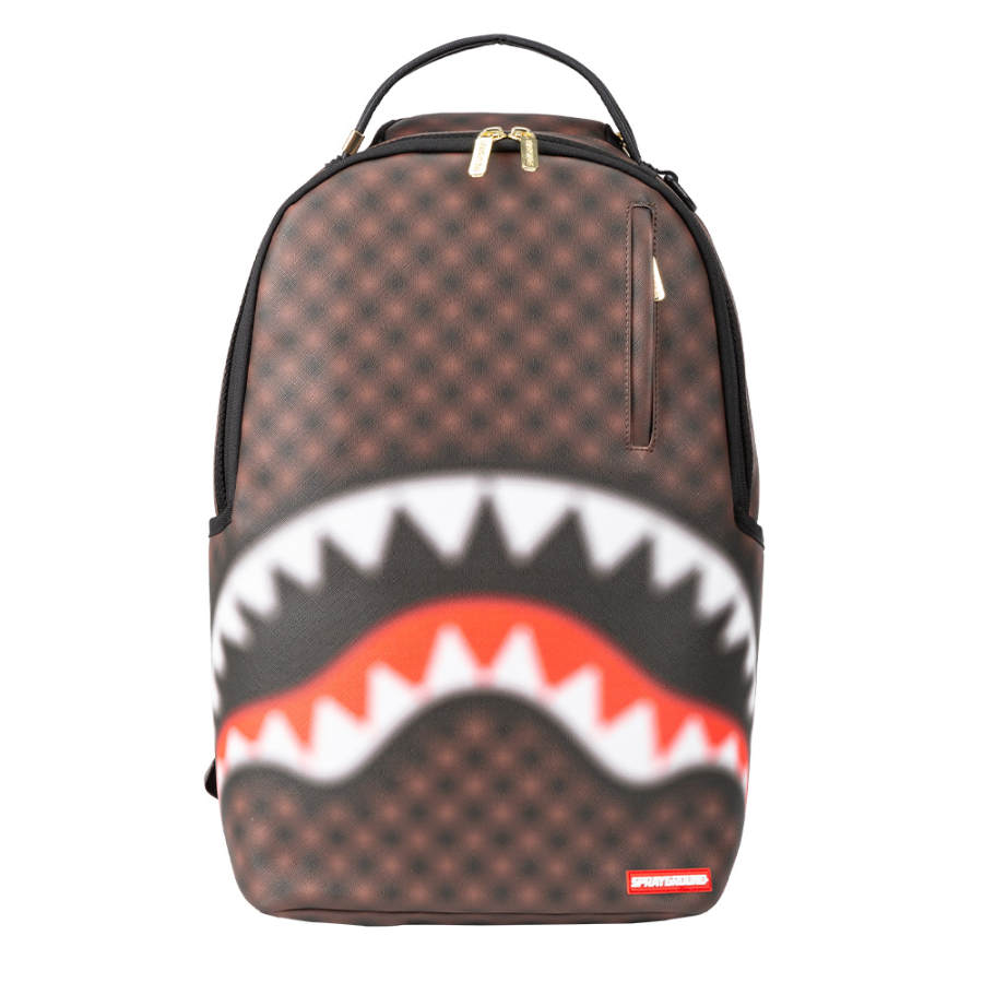 SPRAYGROUND SPRAYGROUND SHARKS IN PARIS BLUR EFFECT BACKPACK Unisex Brown