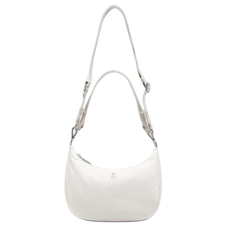 Lululemon Recycled Nylon Portable Crossbody Bag, Shoulder Bag Mini Women's Bone White