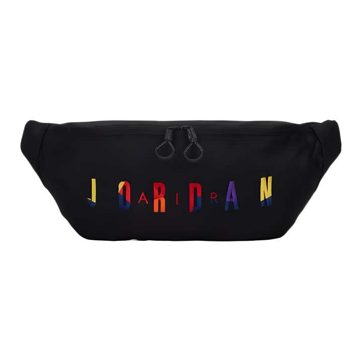 Jordan Jordan Polyester Crossbody Bag, Fanny Pack Regular Unisex Black