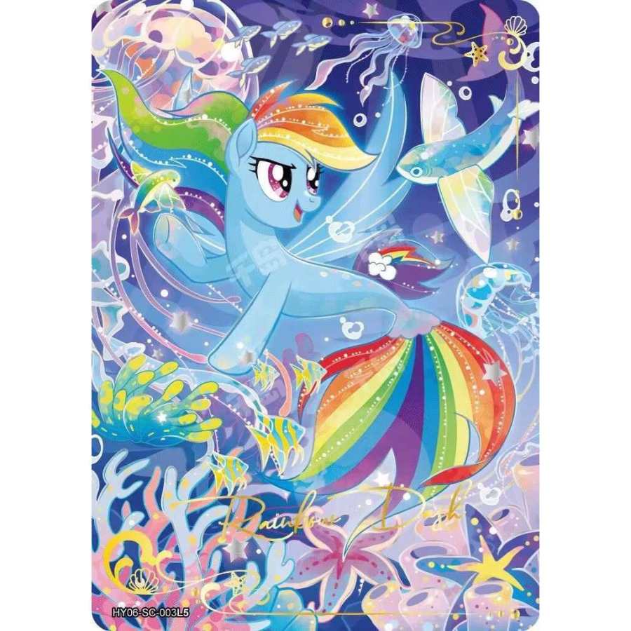 KAYOU Paulie The Pony Huiyue 6 Rainbow Dash Sc IP / Anime Cards 1 Pc