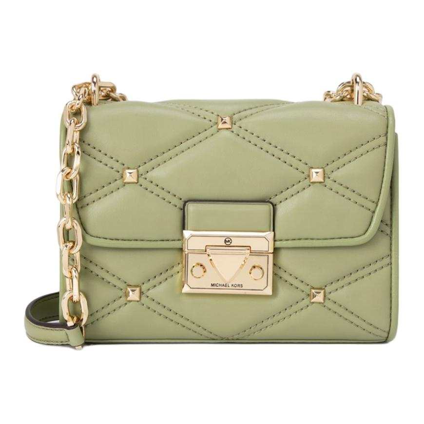 MICHAEL KORS Serena Artificial Leather Crossbody Bags Small Women's Avocado Green