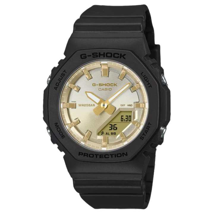 CASIO CASIO Unisex Liquid Crystal/Analog Dual Display Series Gold Watch GMA-P2100SG-1A