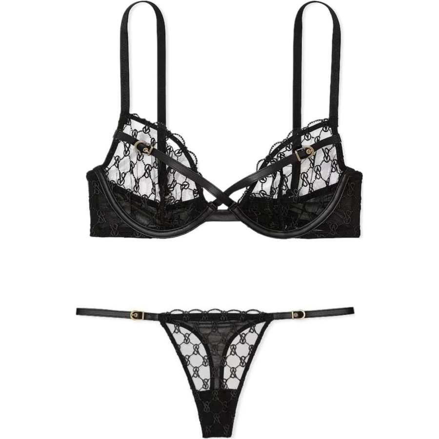 Victoria's Secret Underwear Set Women's Black
