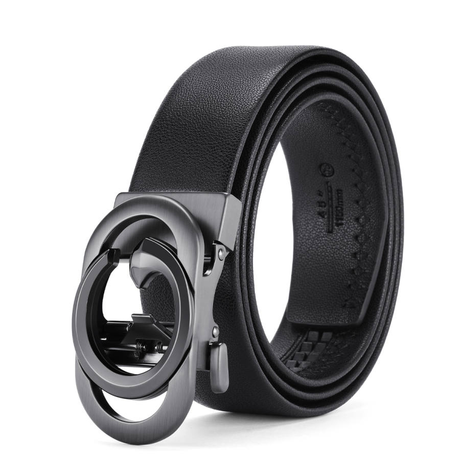SEPTWOLVES SEPTWOLVES Split Cow Leather Belts Men's Width 3.5CM