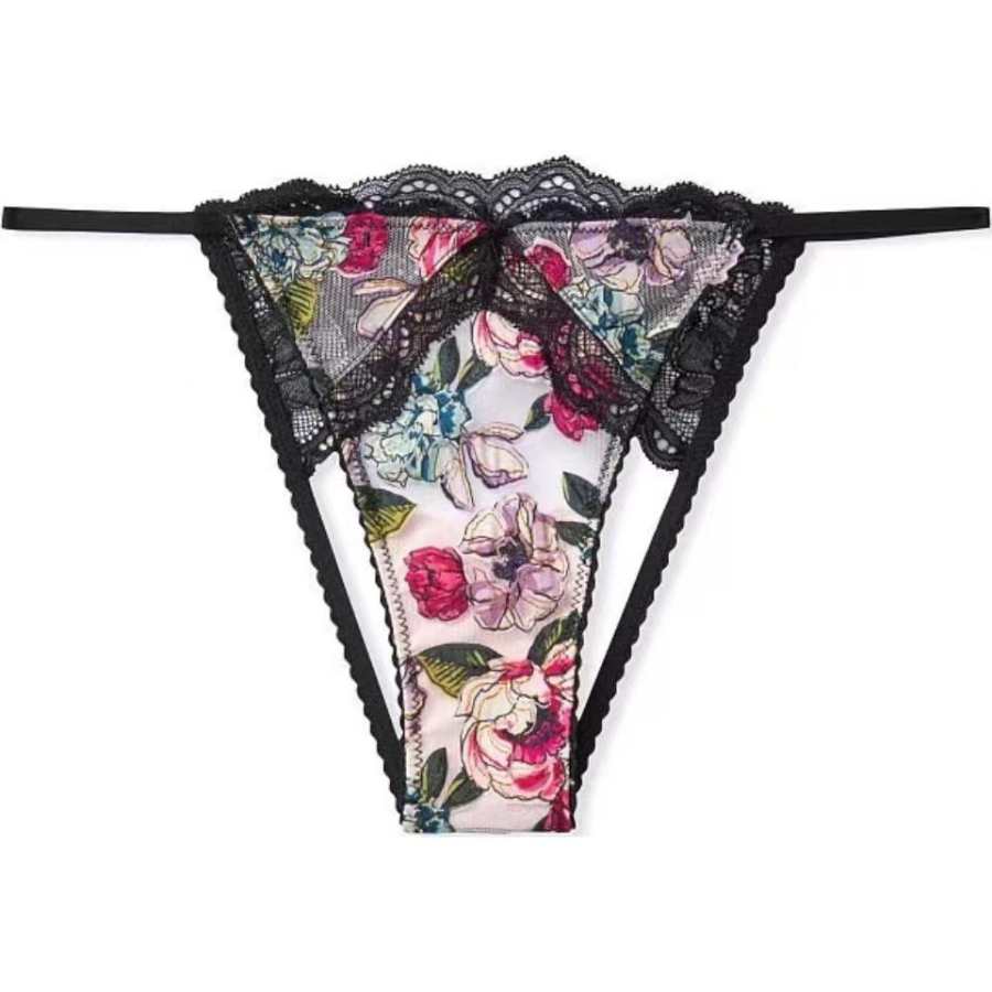 Victoria's Secret Underpants Women's 1 Pack Black Print
