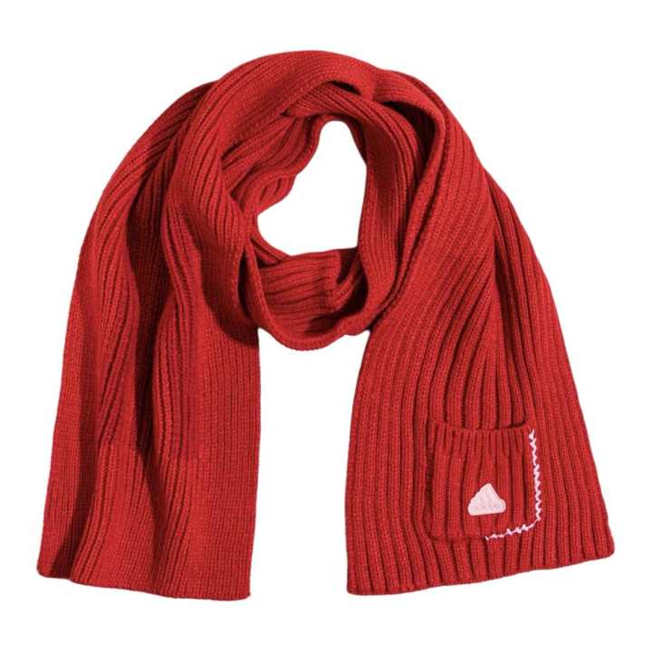 Adidas Adidas Acrylic Knit Scarves Unisex Red