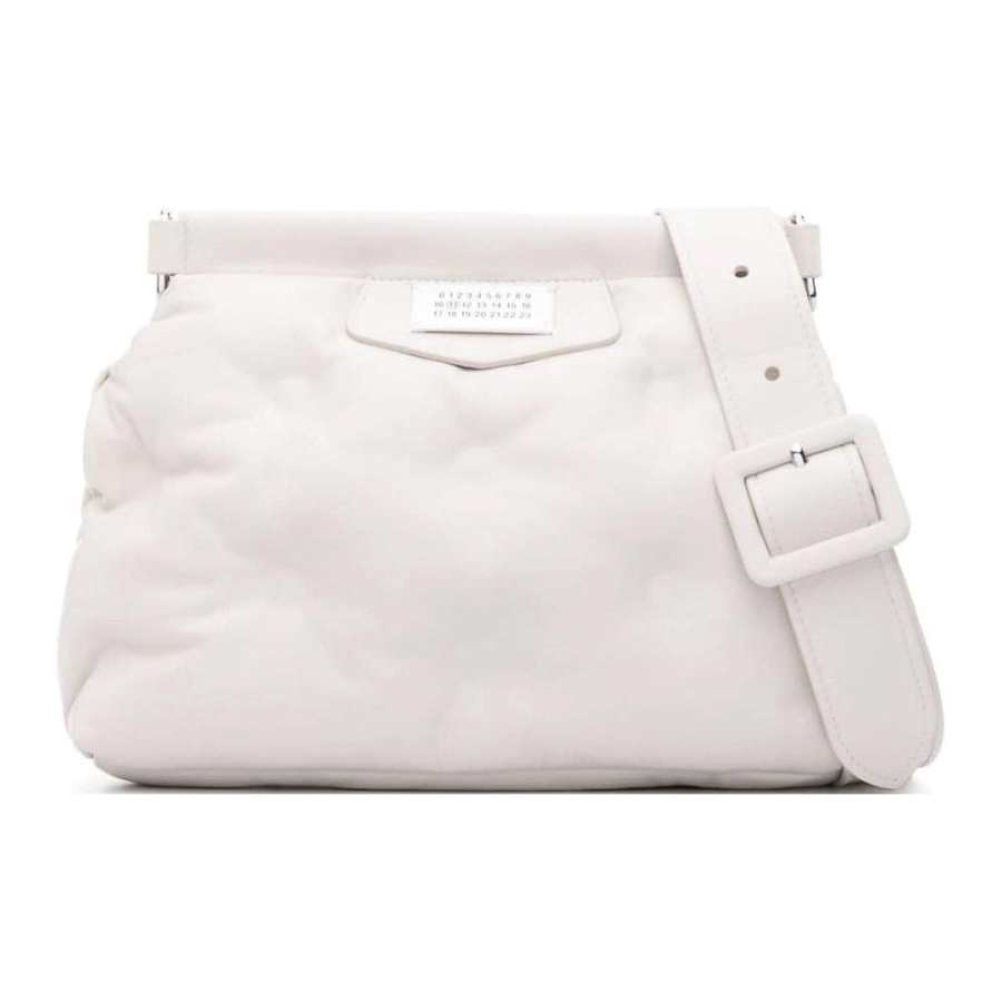 Maison Margiela Glam Slam Calfskin Crossbody Bags Small Women's Nude Multicolor Neutral