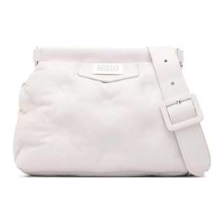 Maison Margiela Glam Slam Calfskin Crossbody Bags Small Women's Nude Multicolor Neutral