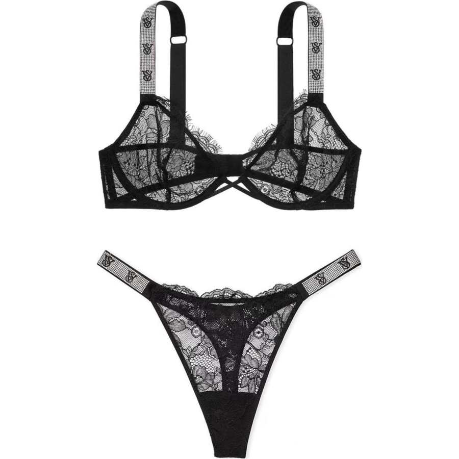 Victoria's Secret Underwear Set Women's Black
