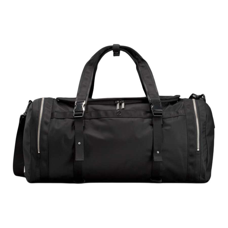 Lululemon Wunderlust Waterproof Fabric Handbag, Travel Bag, Gym Bag Unisex Black