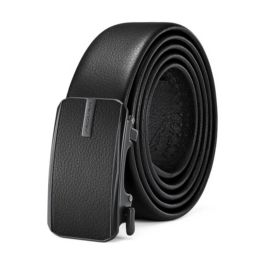 JAGUAR JAGUAR Leather Belts Men's Width 3.5cm