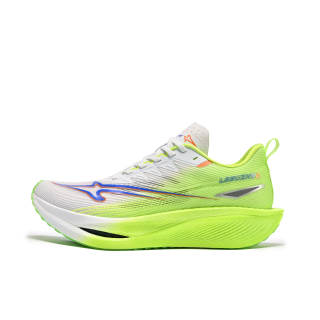 LEBUZHE Low top Running Shoes Unisex Lime White Green
