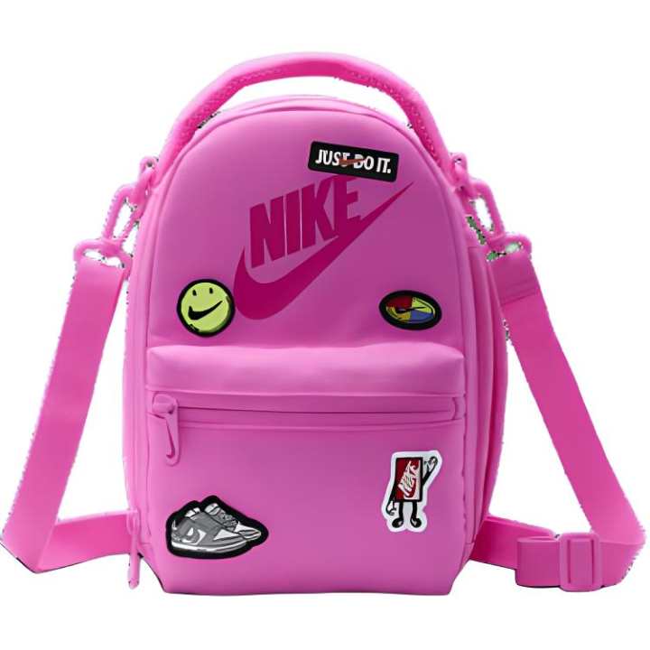 Nike Nike Polyester One Shoulder Crossbody Storage Bag Regular Women's Pink