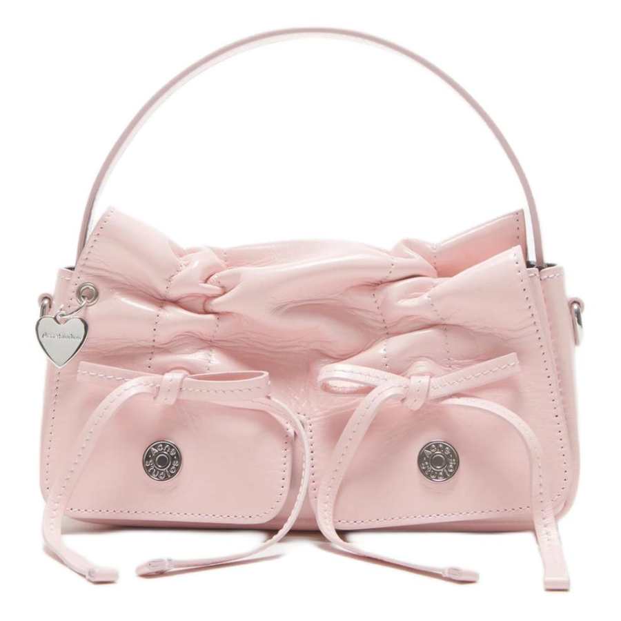 Acne Studios Calfskin Shoulder Bag, Crossbody Bag, Handbag Mini Women's Light Pink