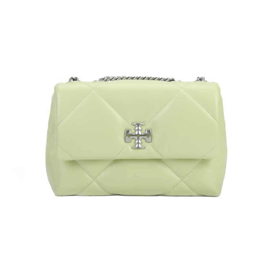 TORY BURCH Kira Cow Leather Crossbody Bag, Shoulder Bag Women's Pear Green