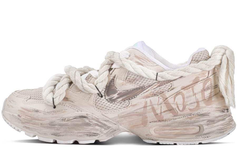 Nike Nike Air Max Fusion Cushioning Slip Resistant Abrasion Resistant Low top Running Shoes Women's Khaki