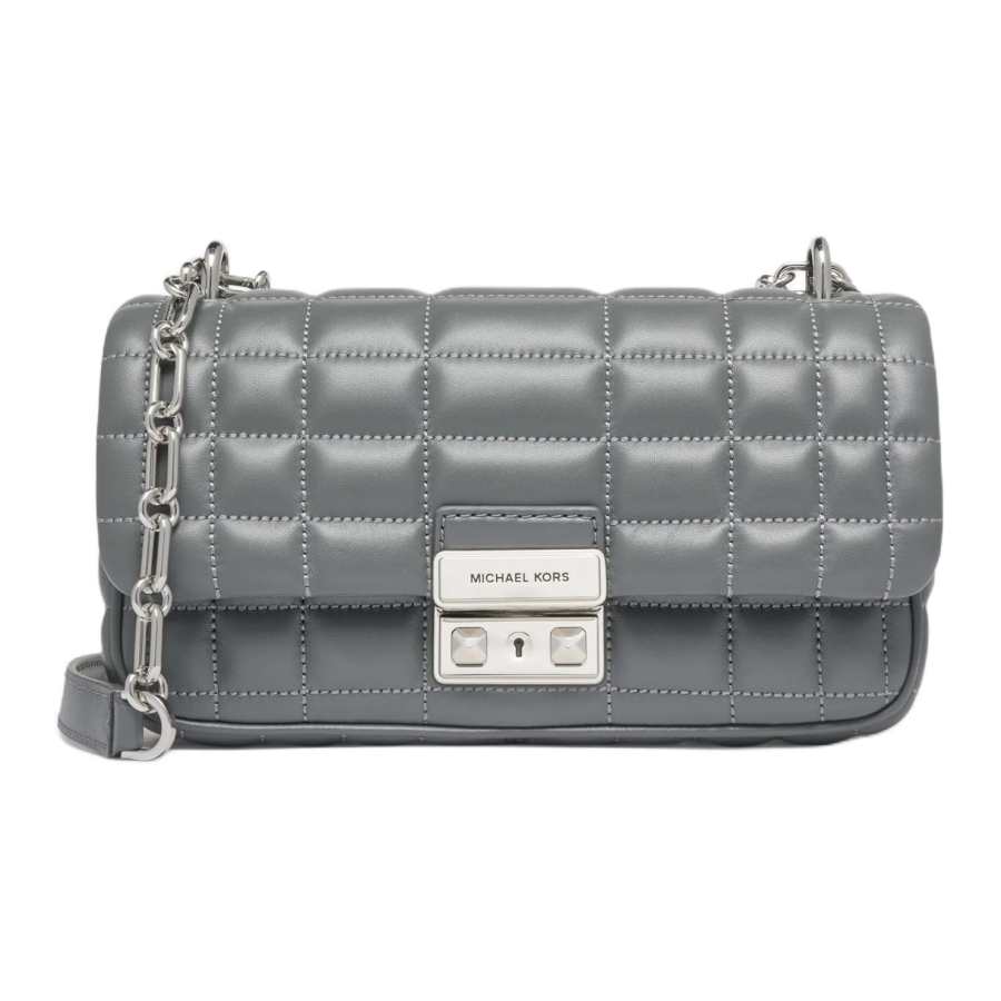 MICHAEL KORS Tribeca Sheepskin Portable Crossbody Bag, Shoulder Bag Small Women's Dark Gray