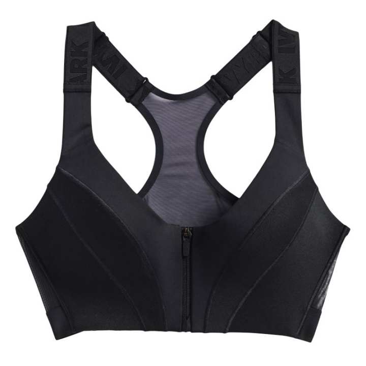 Adidas Adidas Ivy Park Medium Support Zip Bra Black