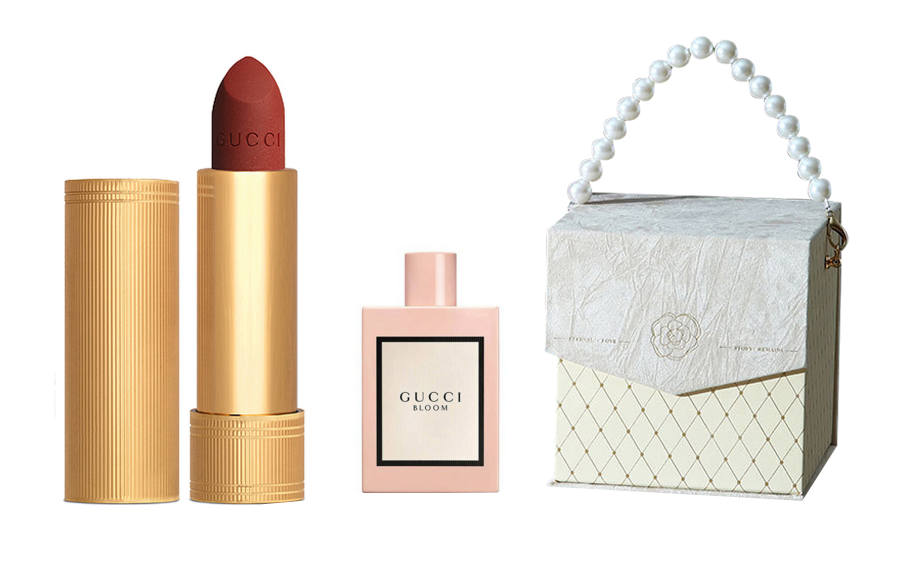 GUCCI Tinted Lipstick Gift Box Soft Matte Easy to Blend Natural No Transfer 3.5g