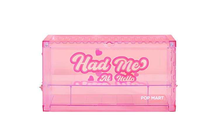 POP MART POP MART Interlocking Display Case Pink Model Accessories