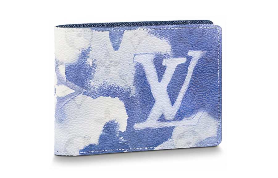 LOUIS VUITTON LOUIS VUITTON Multiple Wallet Watercolor Blue