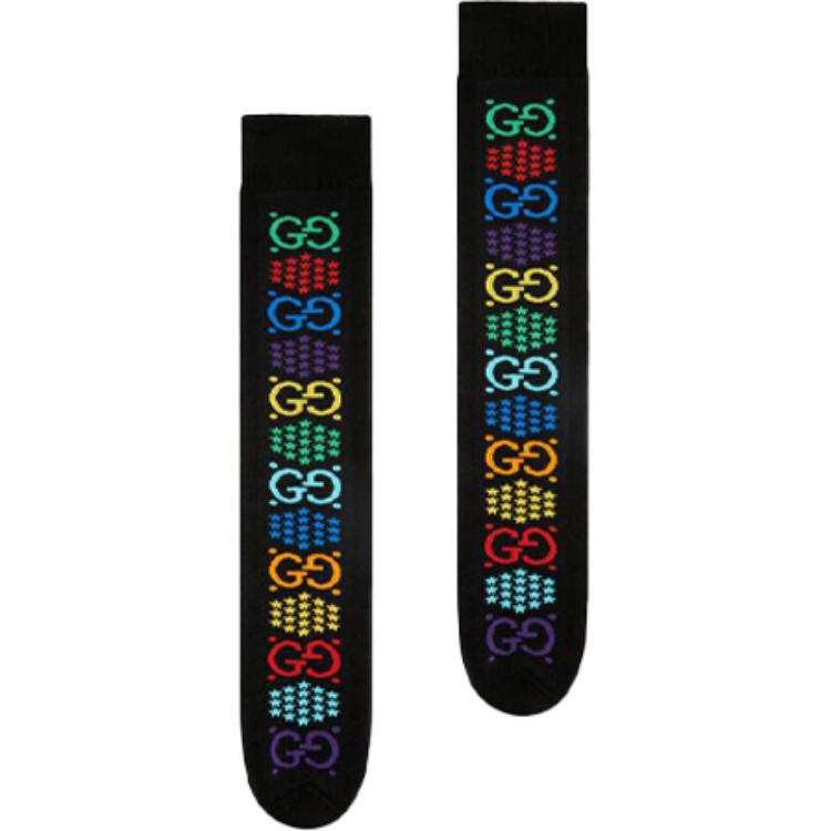 GUCCI GUCCI Knee High Socks Unisex 1 Pack Black