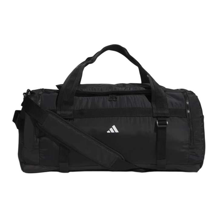 Adidas Adidas Recycled Polyester Portable One Shoulder Crossbody Gym Bag Medium Unisex Black