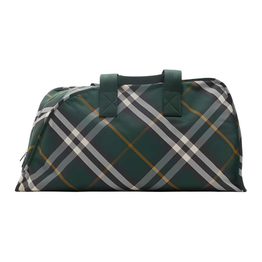 Burberry Polyamide With Calfskin Handbag Travel Bag Men's Ivy