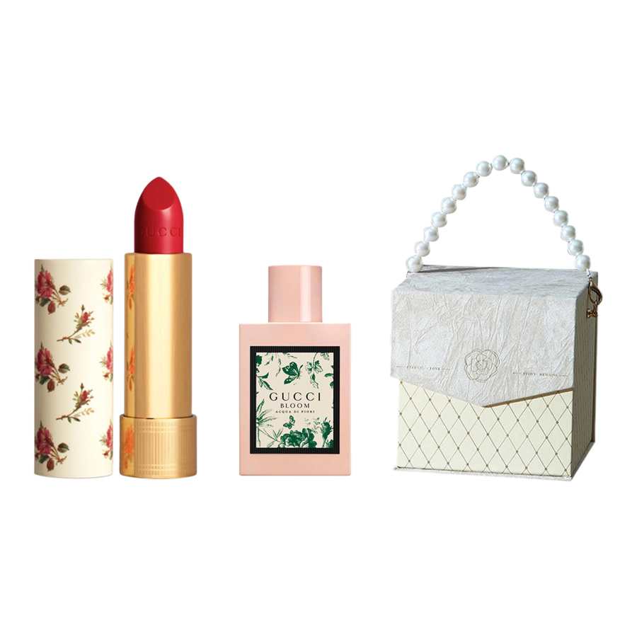 GUCCI GUCCI Chanel Inspired Box Makeup Sets Natural Matte Finish Complexion
