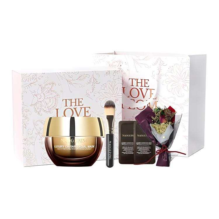 MAOGEPING Caviar Facial Mask Black Cream Set Luxurious Nourishment For Radiant Skin Skincare Sets